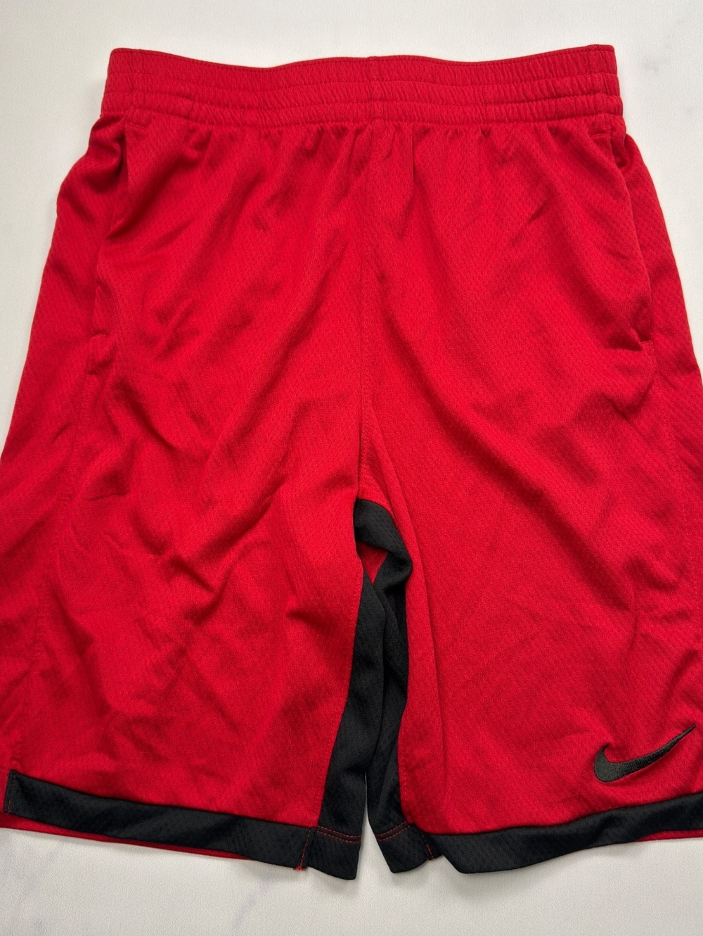 Nike Athletic Shorts Red Black Dri-FIT - Boys XL